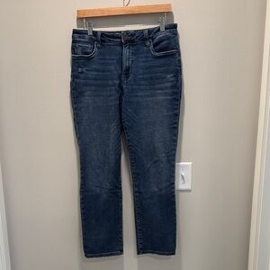 Kut from the Kloth Dark Blue Straight Leg Jeans